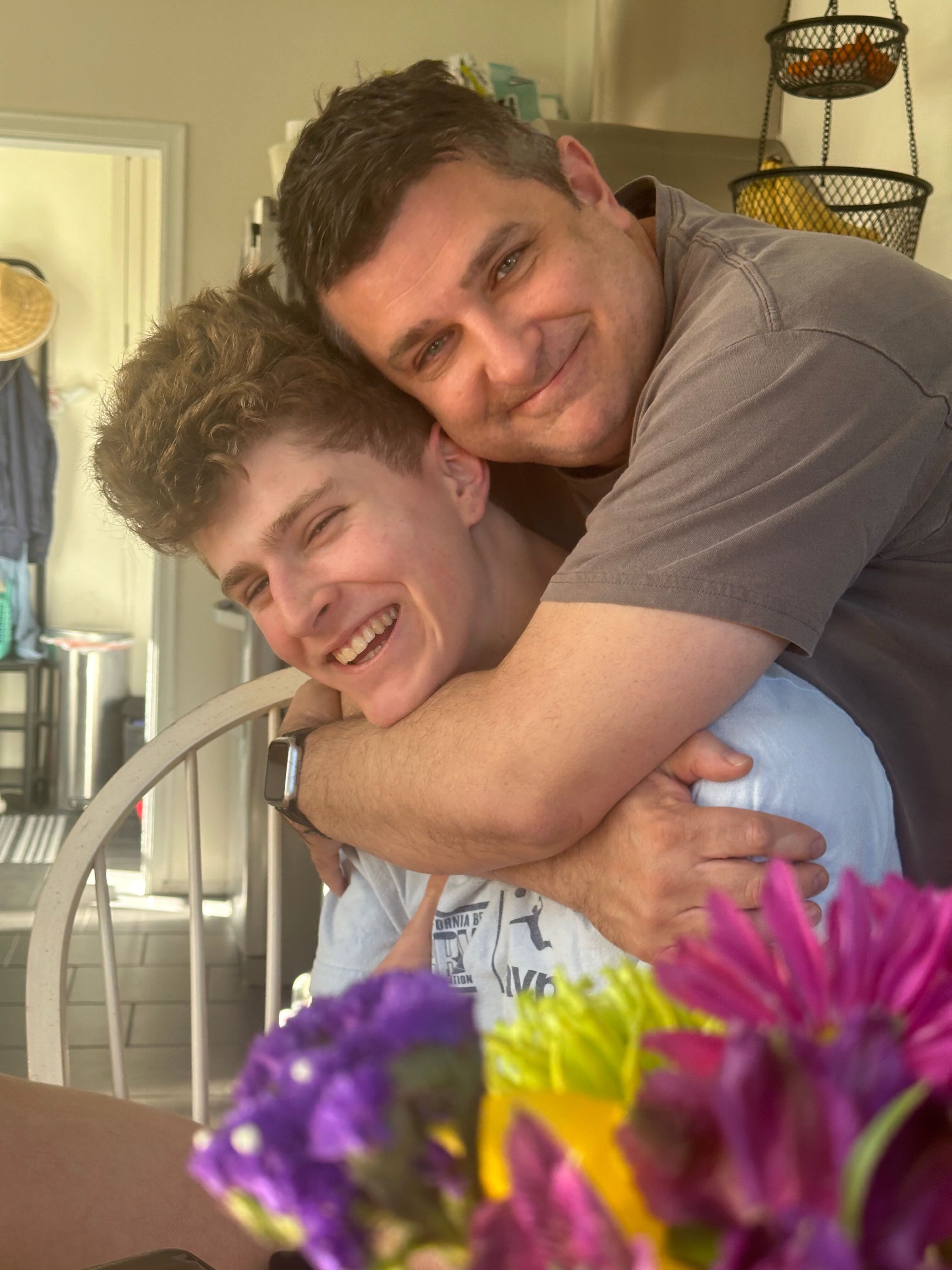 Paul and his son Charlie